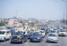 अहीर रेजिमेंट के समर्थन में सड़क पर उतरे नवीन गोयल: Gurugram-Naveen Goyal